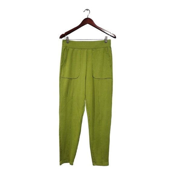 Fabletics Women's Gemma Jogger Pants Basil Green Athleisure Pockets Sz M - Picture 1 of 11